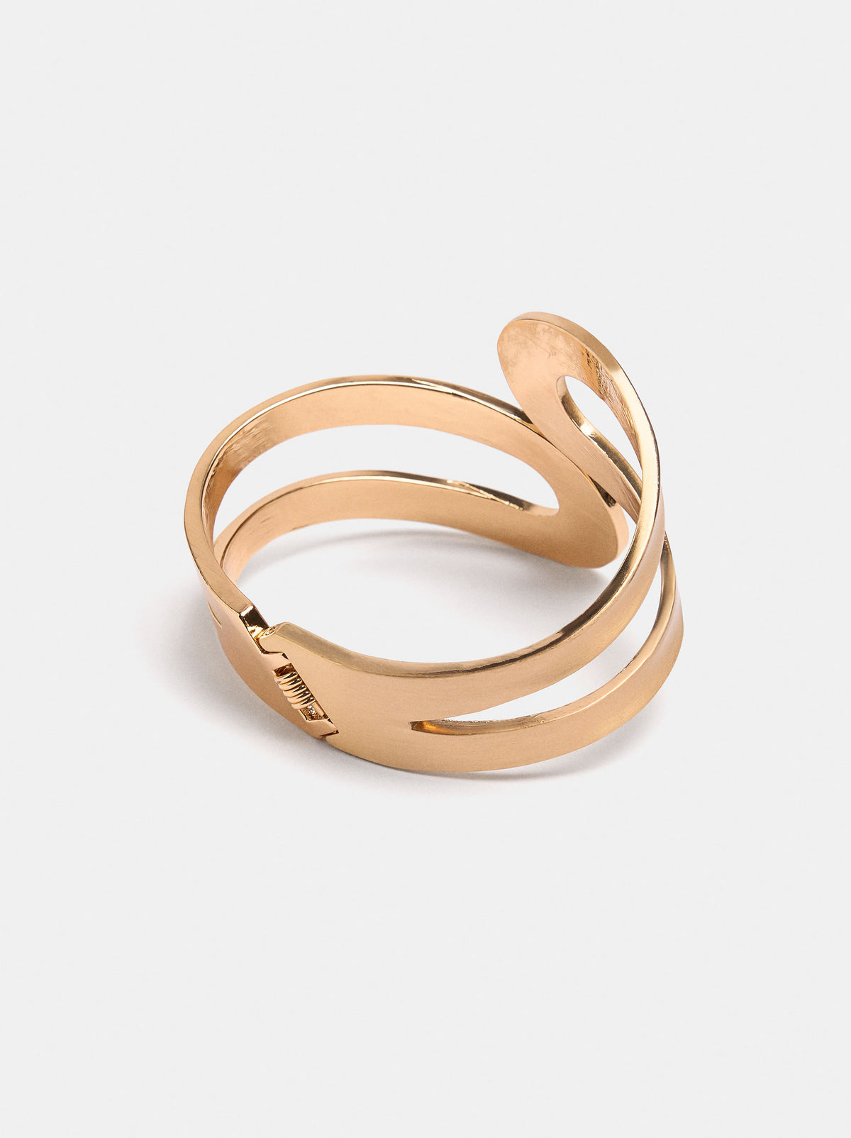 Rigid Golden Bracelet