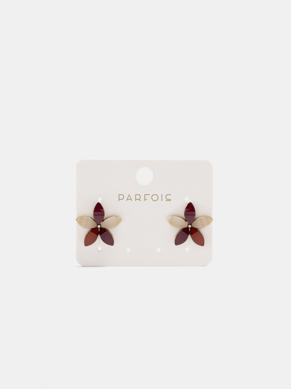 Flower Earrings With Resin