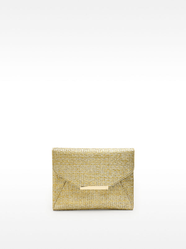 Straw-Effect Handbag