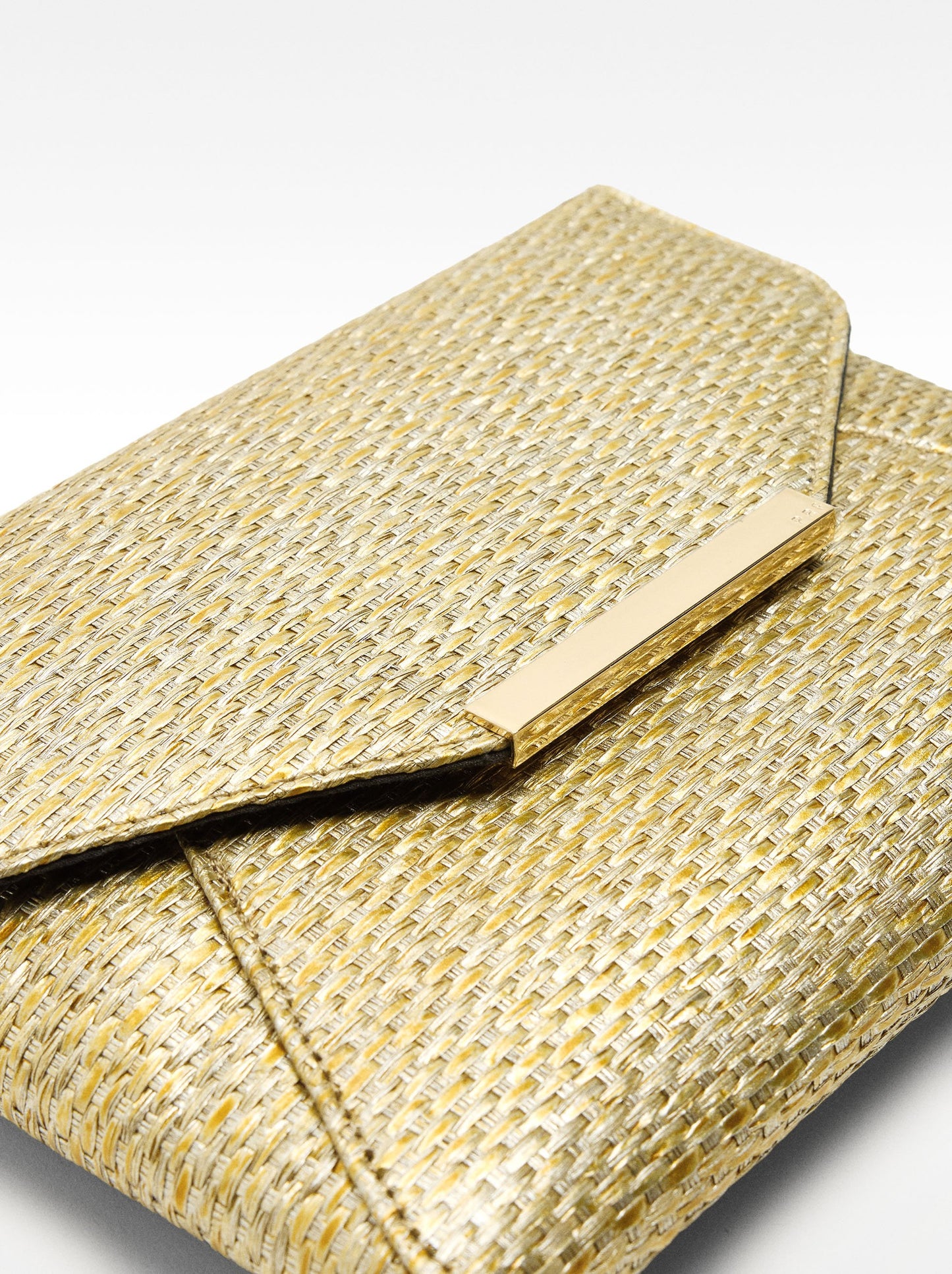 Straw-Effect Handbag