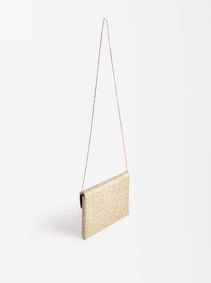 Straw-Effect Handbag