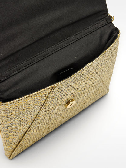 Straw-Effect Handbag