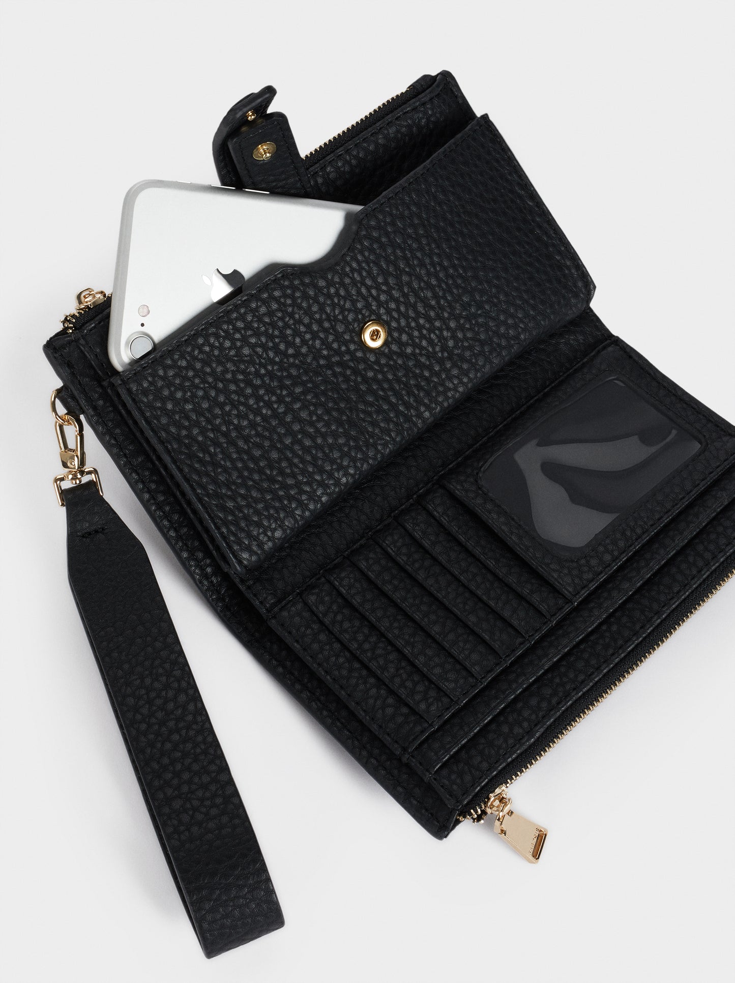Wallet With Detachable Hand Strap
