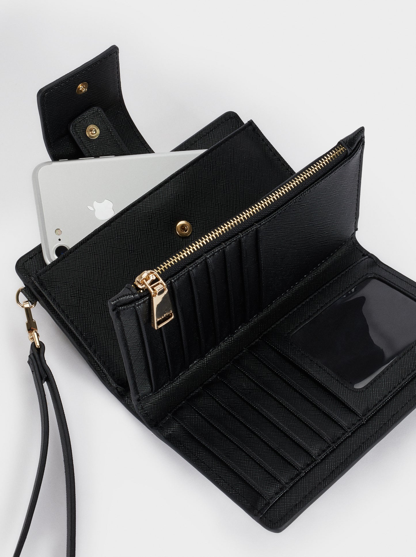 Wallet With Detachable Hand Strap