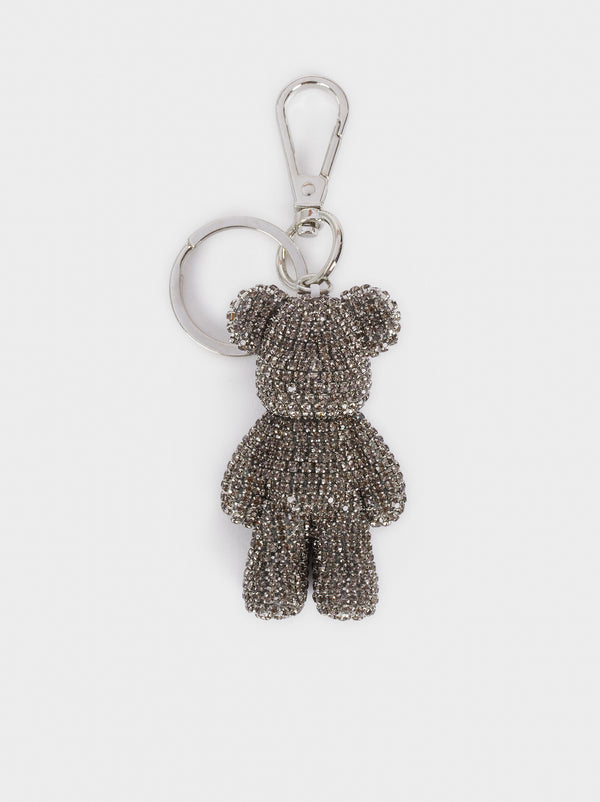 Bear Key Ring With Crystals