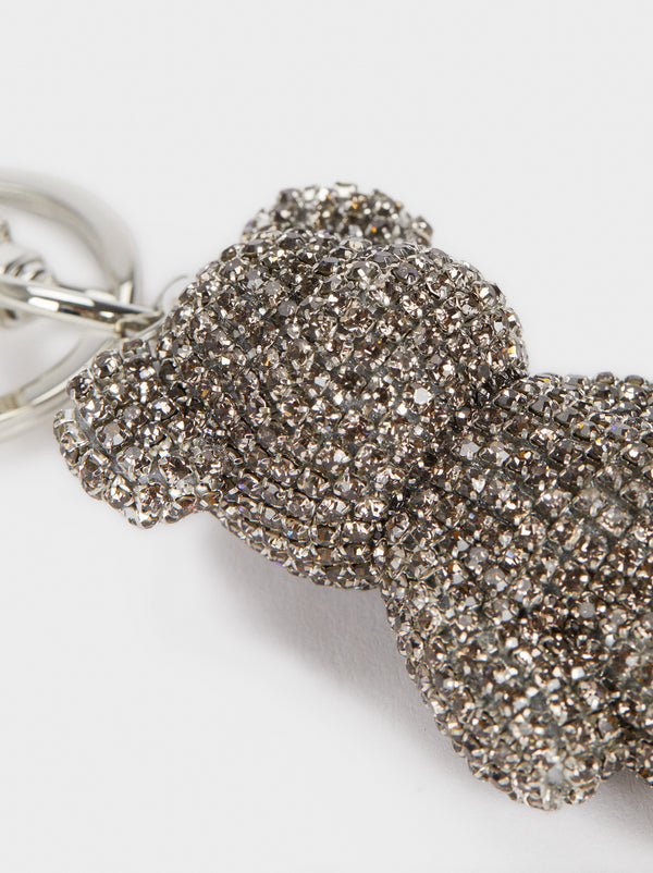 Bear Key Ring With Crystals