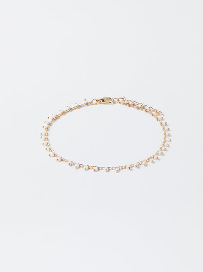 Anklet Bracelet With Beading