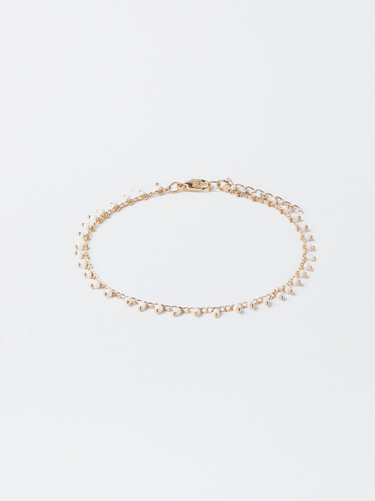 Anklet Bracelet With Beading