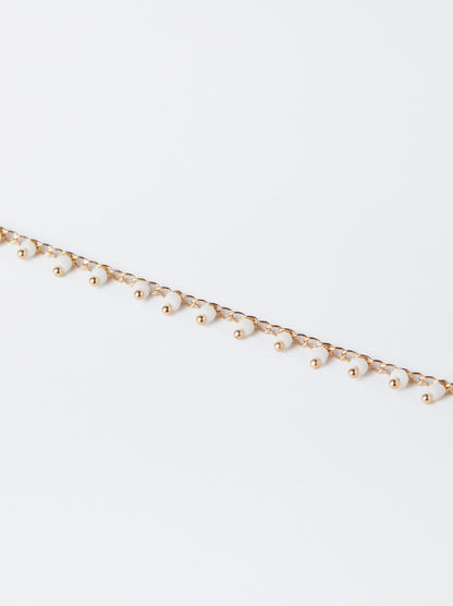 Anklet Bracelet With Beading
