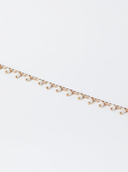 Anklet Bracelet With Beading