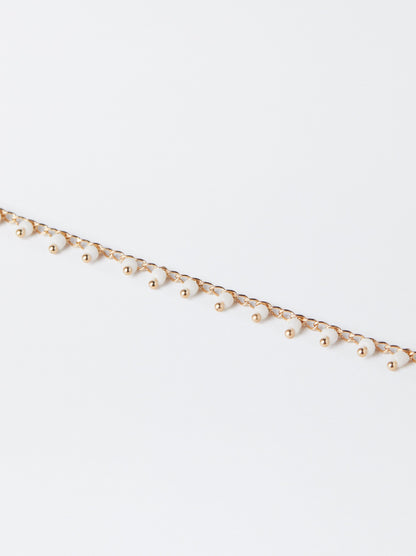 Anklet Bracelet With Beading