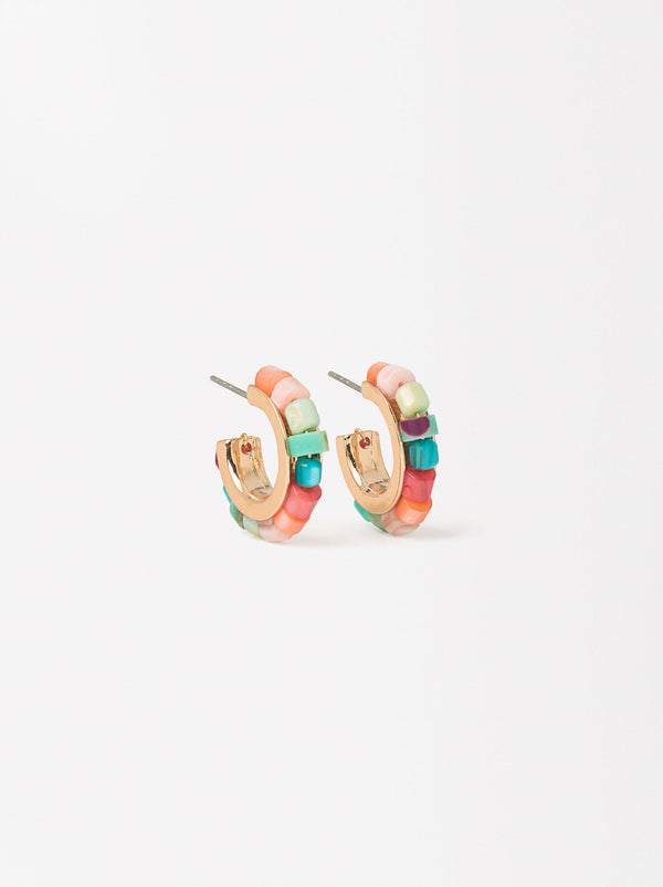 Shell Hoop Earrings