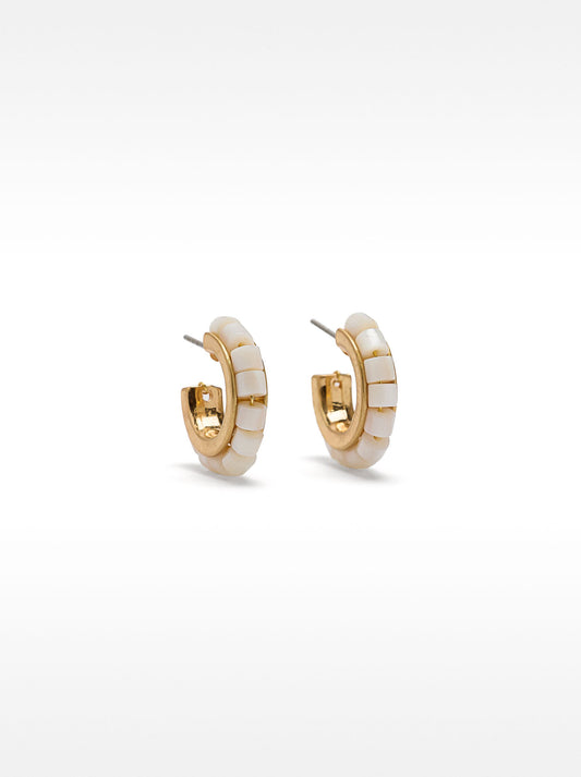 Hoop Earrings With Shells
