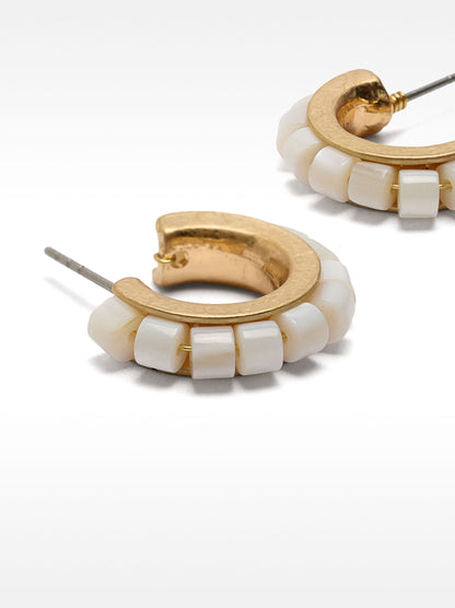 Hoop Earrings With Shells