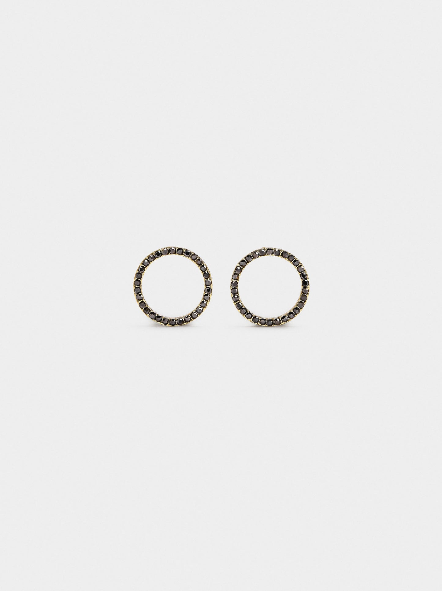 Hoop Earrings With Zirconia