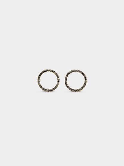 Hoop Earrings With Zirconia