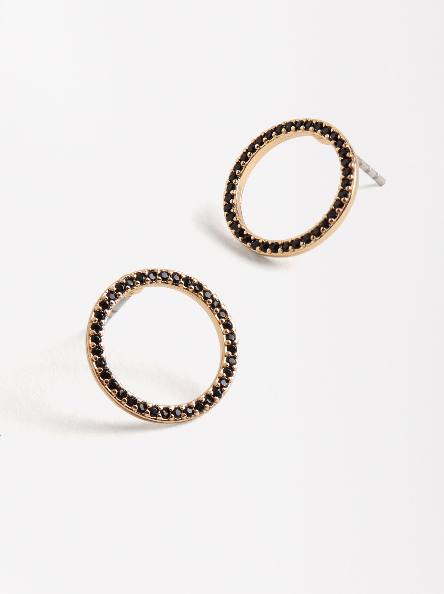 Hoop Earrings With Zirconias