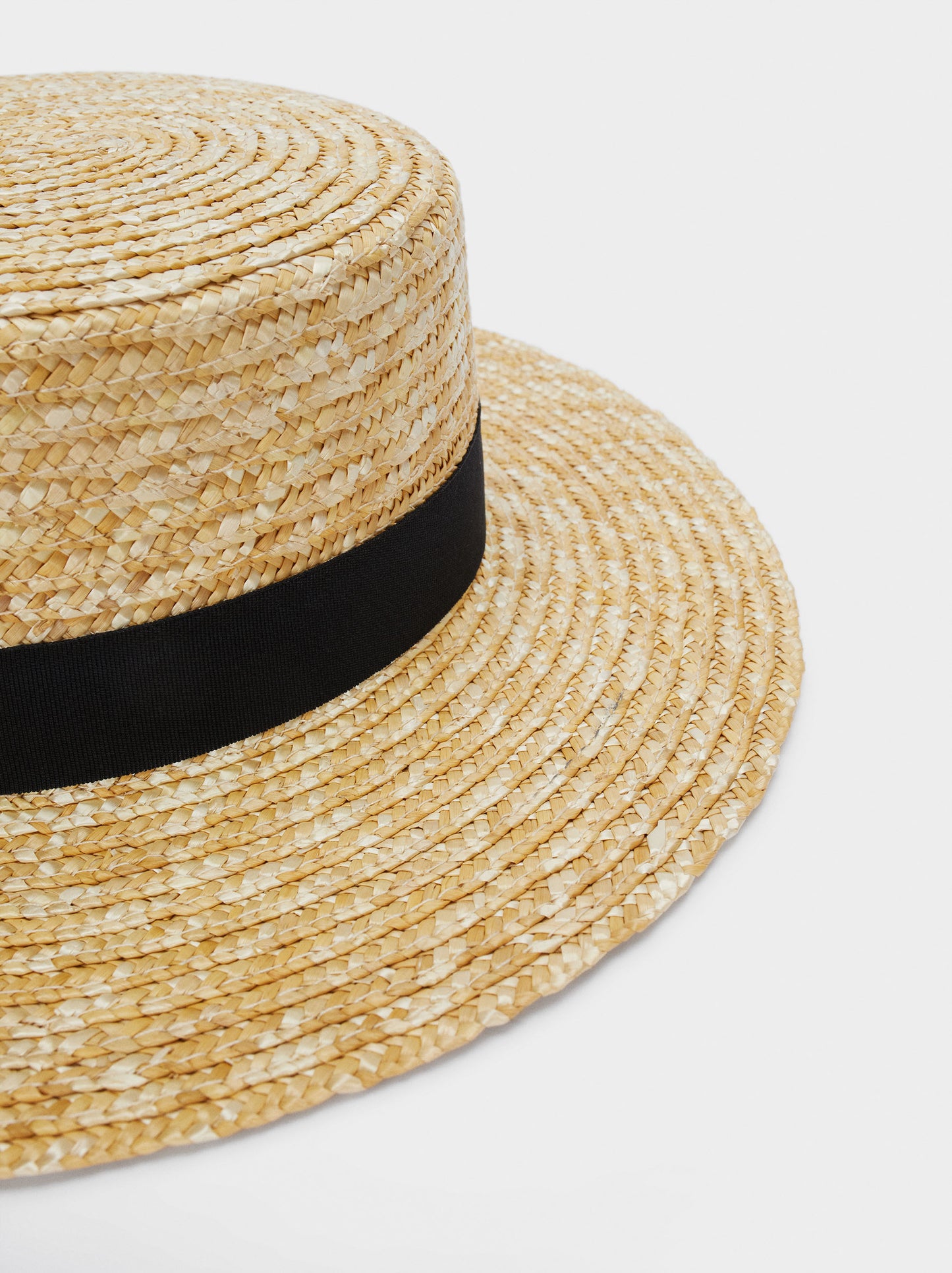 Braided Hat With Contrast Band