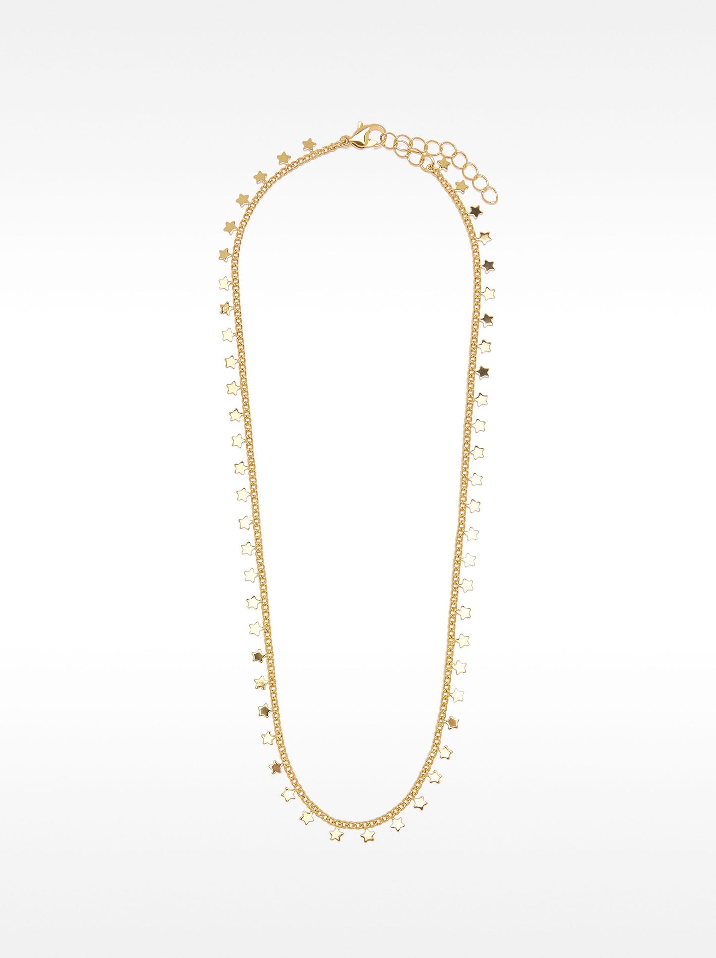 Golden Necklace With Stars