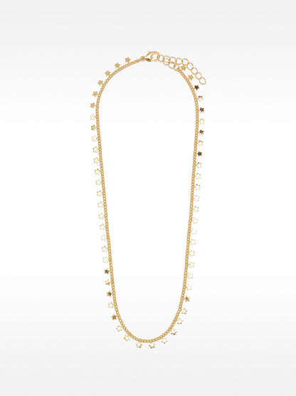 Golden Necklace With Stars