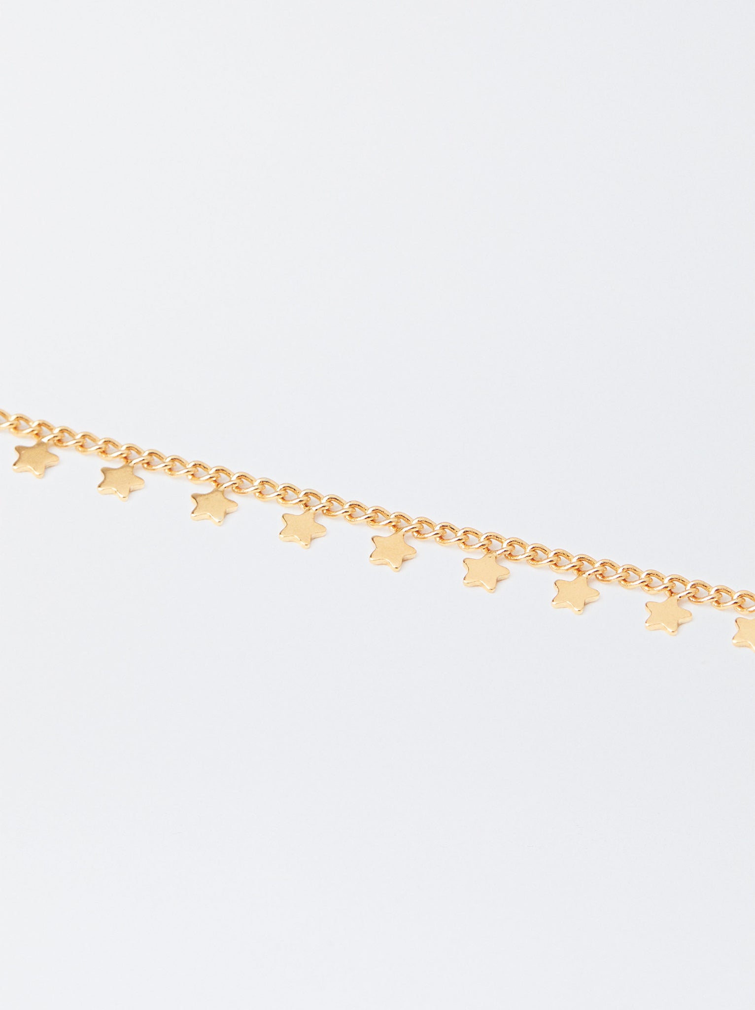 Golden Necklace With Stars