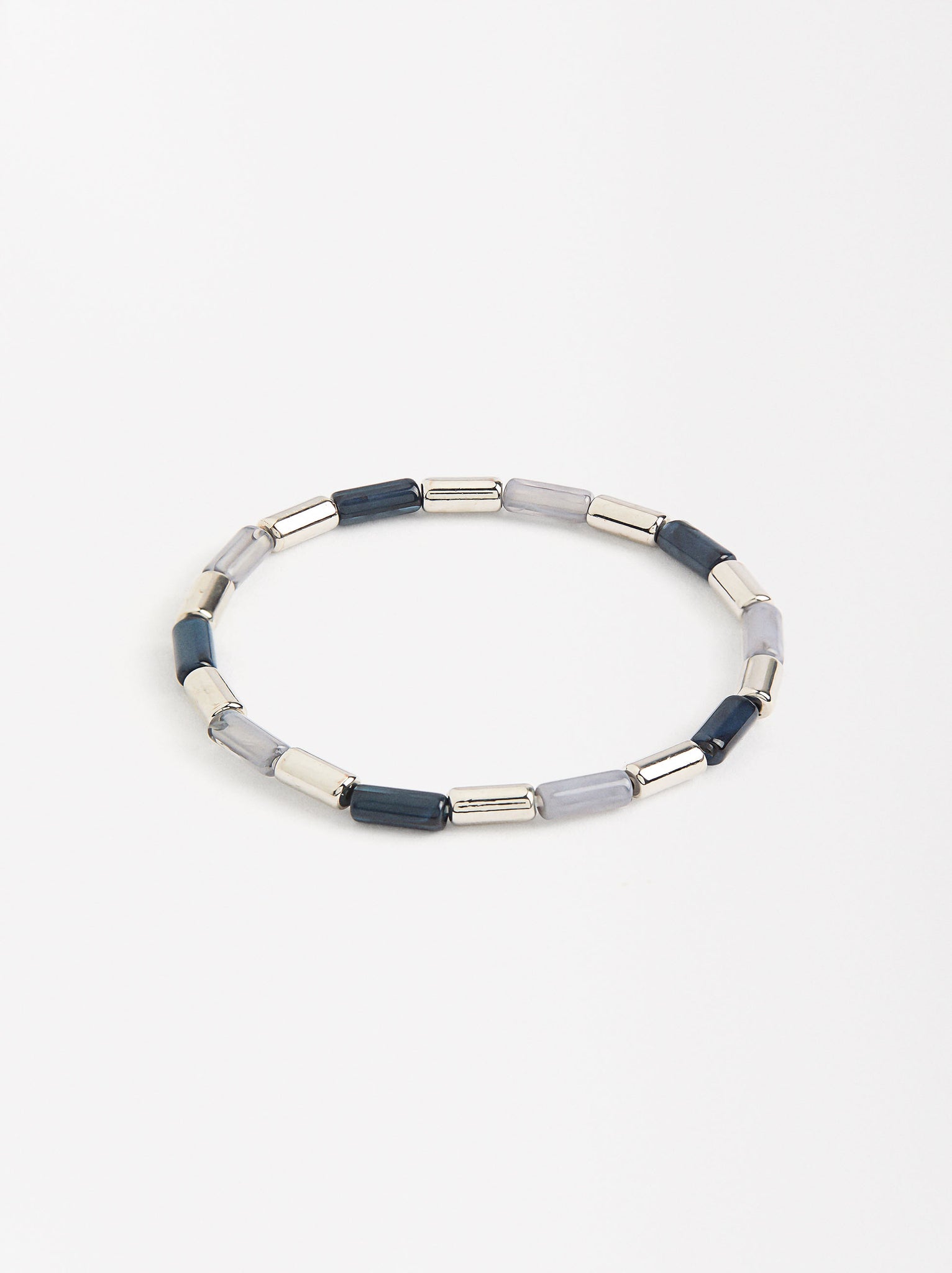 Stone Effect Elastic Bracelet