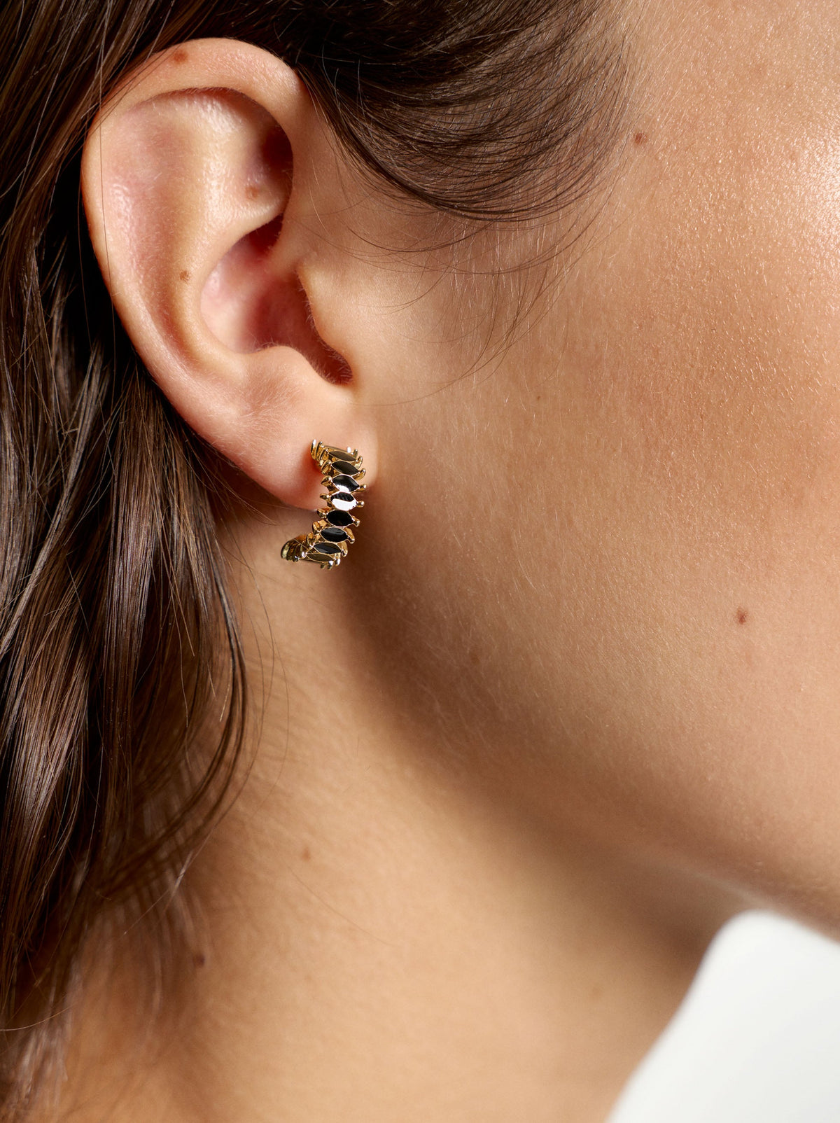Small Irregular Hoop Earrings