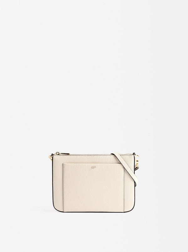 Crossbody Bag With Outer Pocket