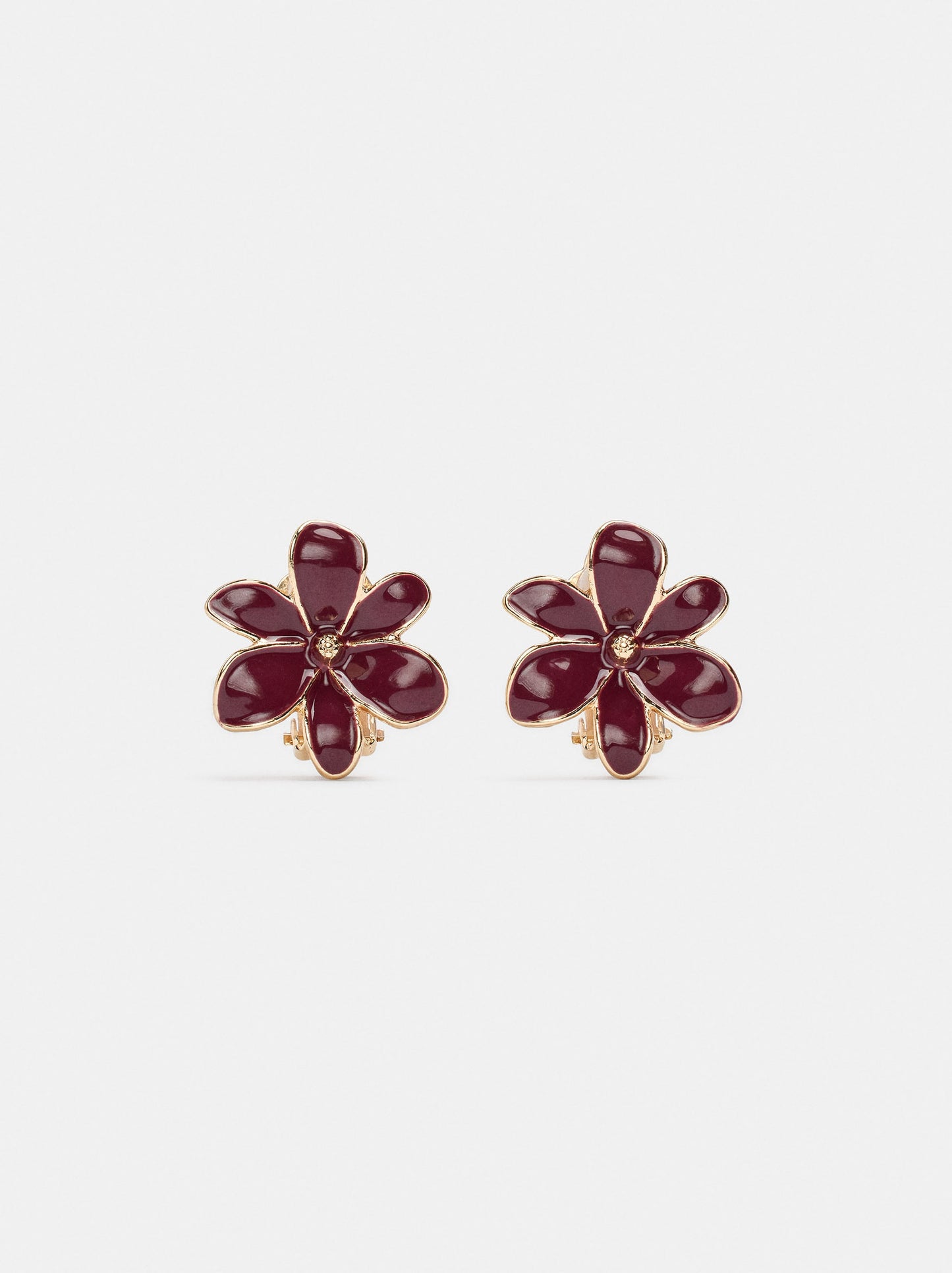 Enamel Flower Earrings