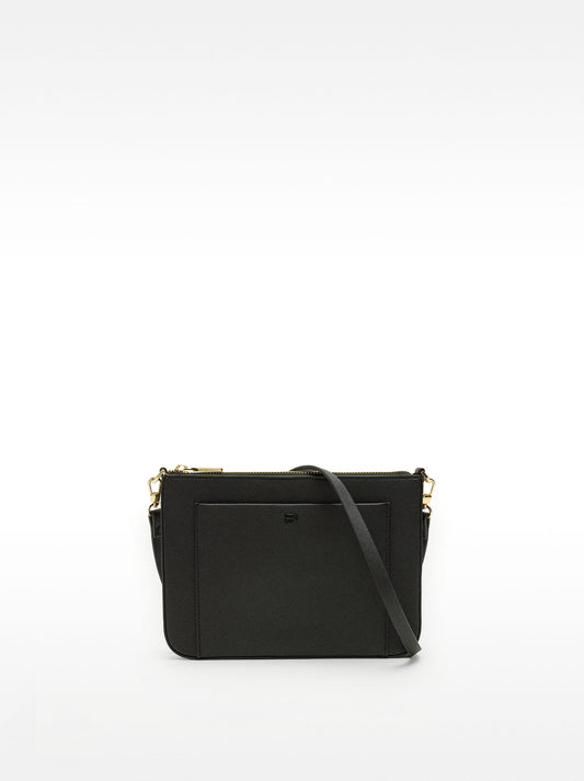 Crossbody Bag With Exterior Pocket
