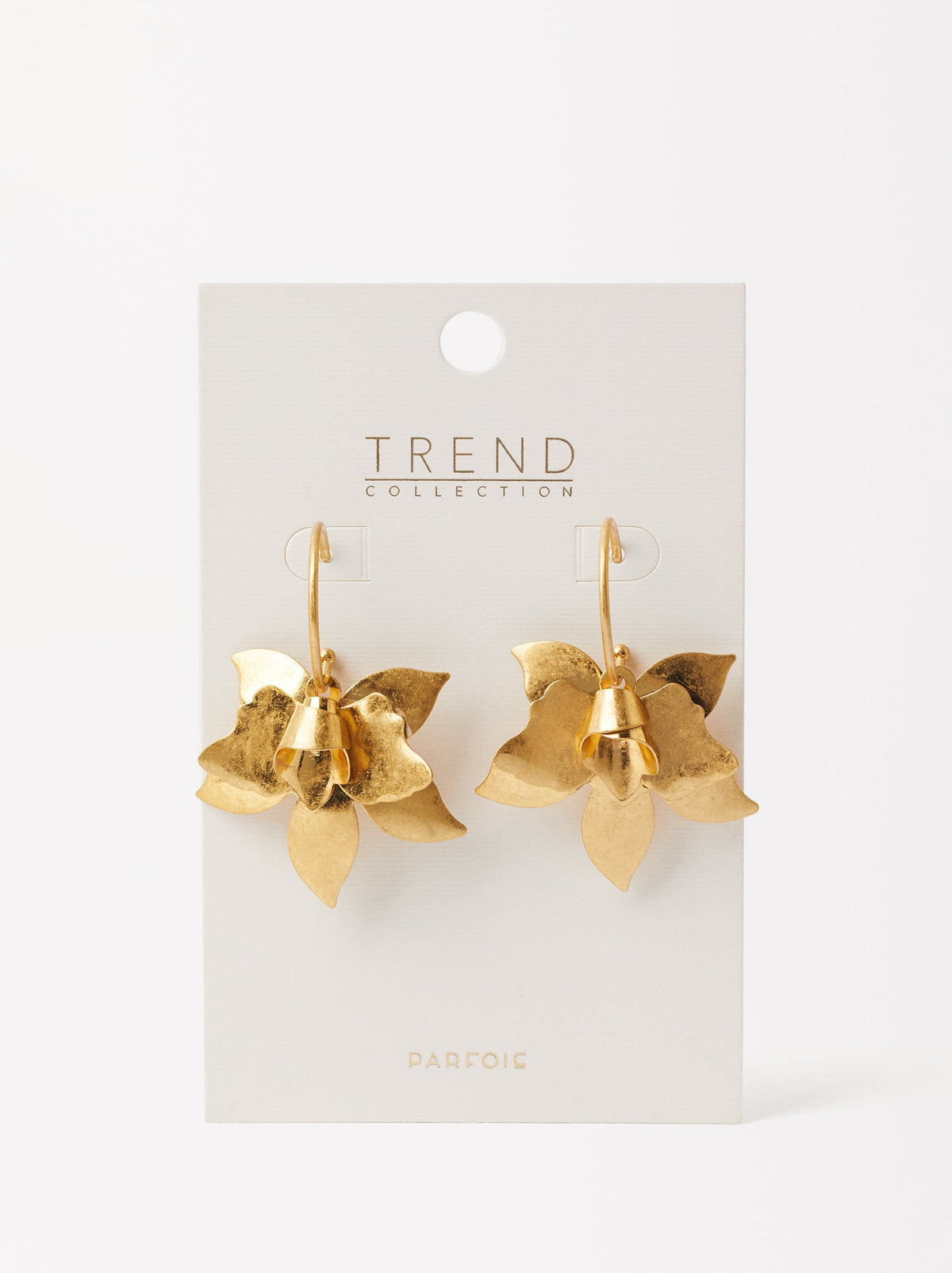 Flower Hoop Earrings