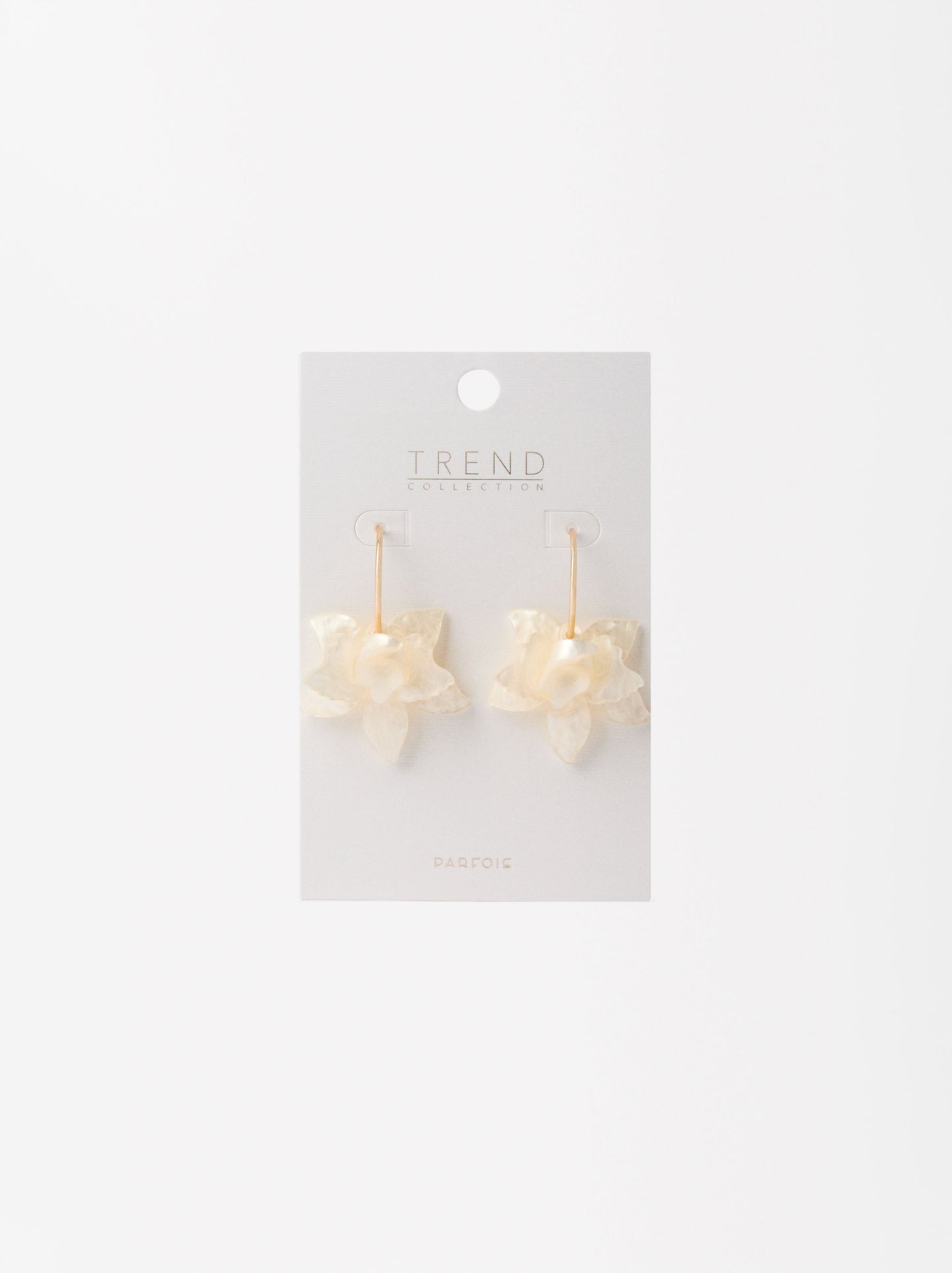 Flower Hoop Earrings