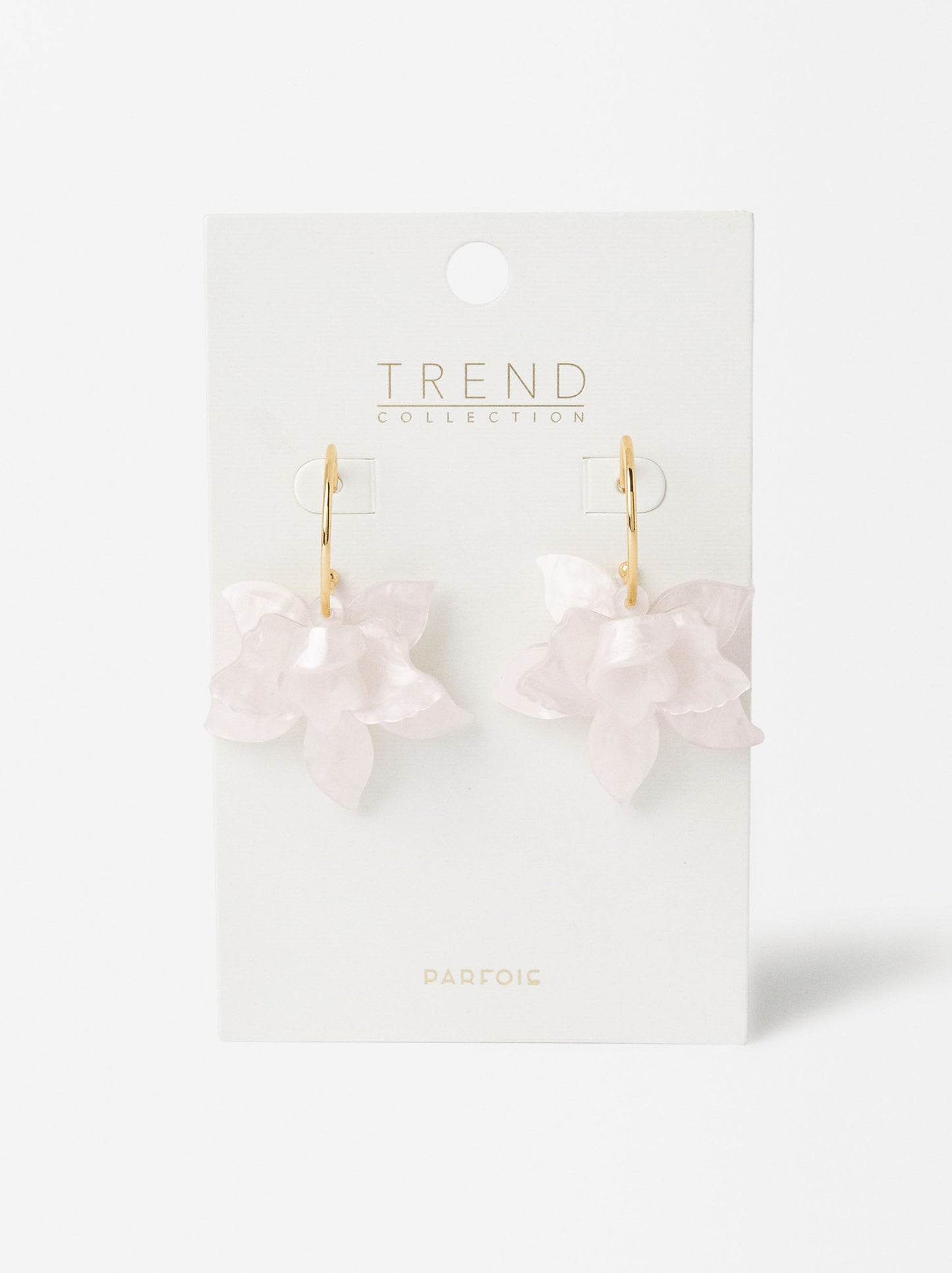 Flower Hoop Earrings