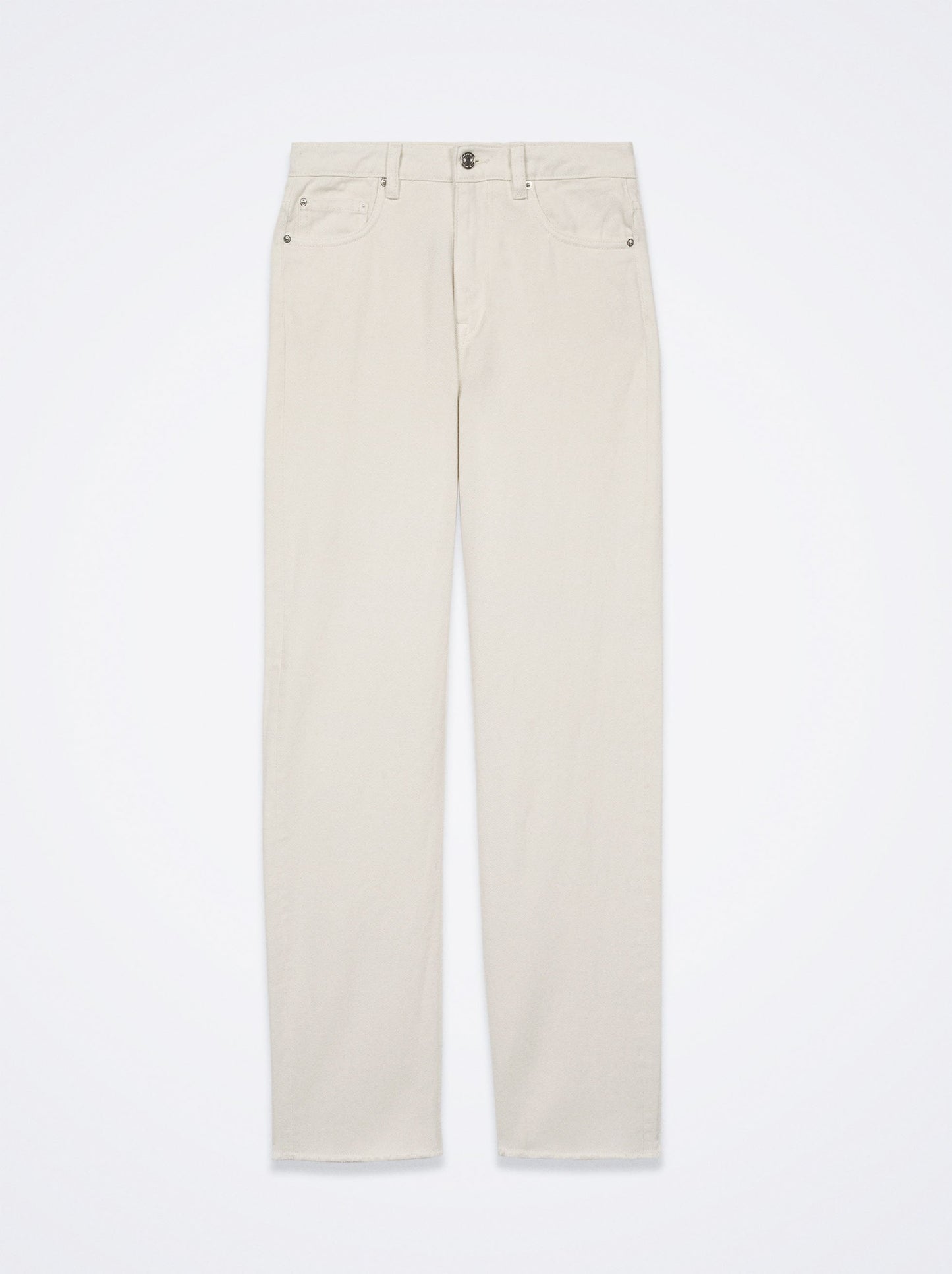 Straight Fit Denin Trousers