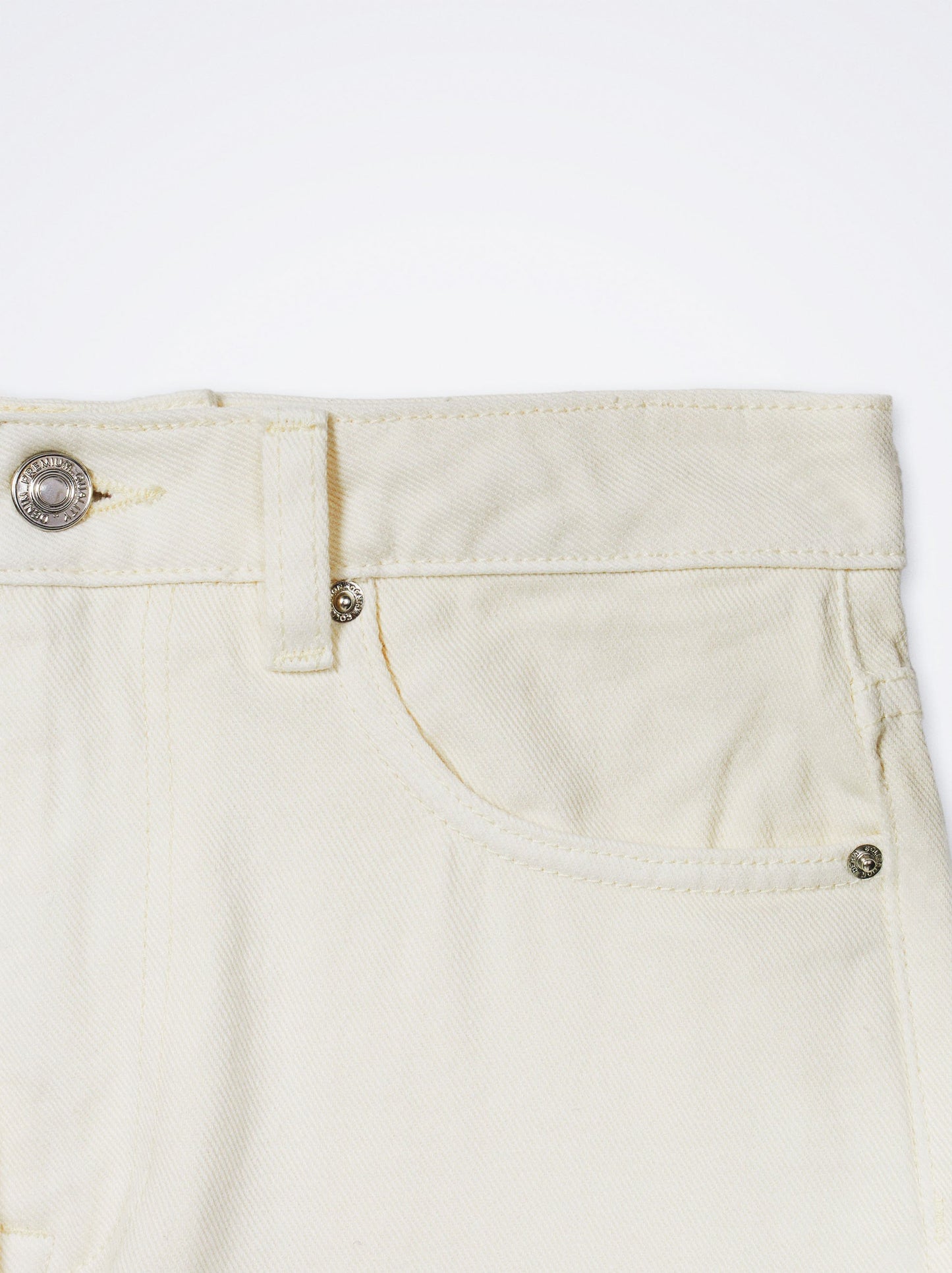 Straight Fit Denin Trousers