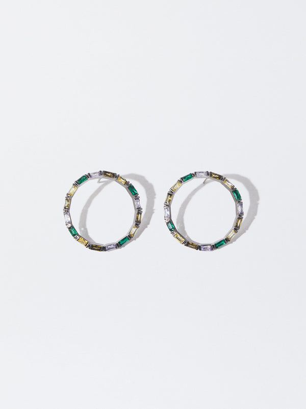 Earrings With Zirconia