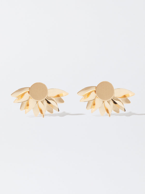 Flower Golden Earrings