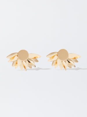 Flower Golden Earrings