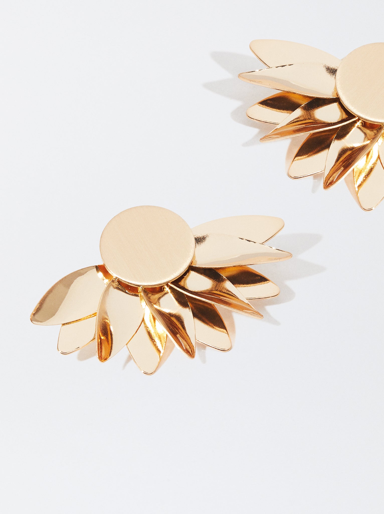 Flower Golden Earrings