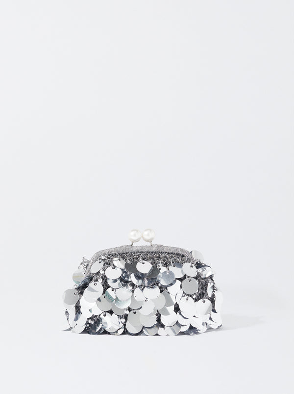 Party Handbag With Sequins