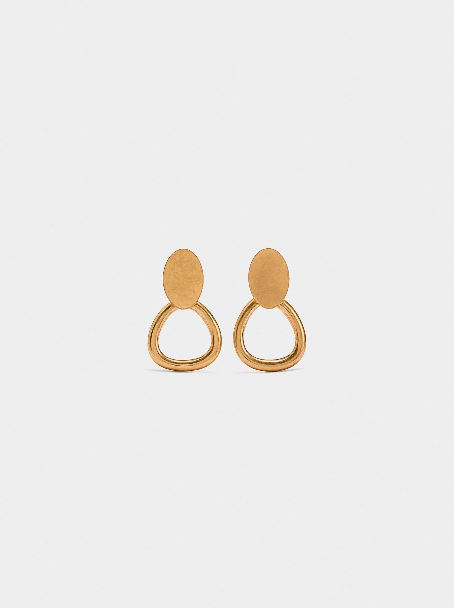 Oval Hoop Earrings