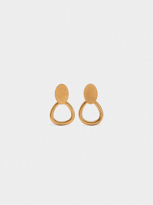 Oval Hoop Earrings