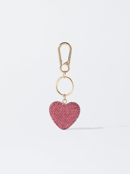 Keychain Charm Heart