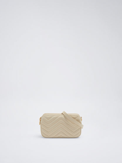 Quilted Crossbody Bag With Chain