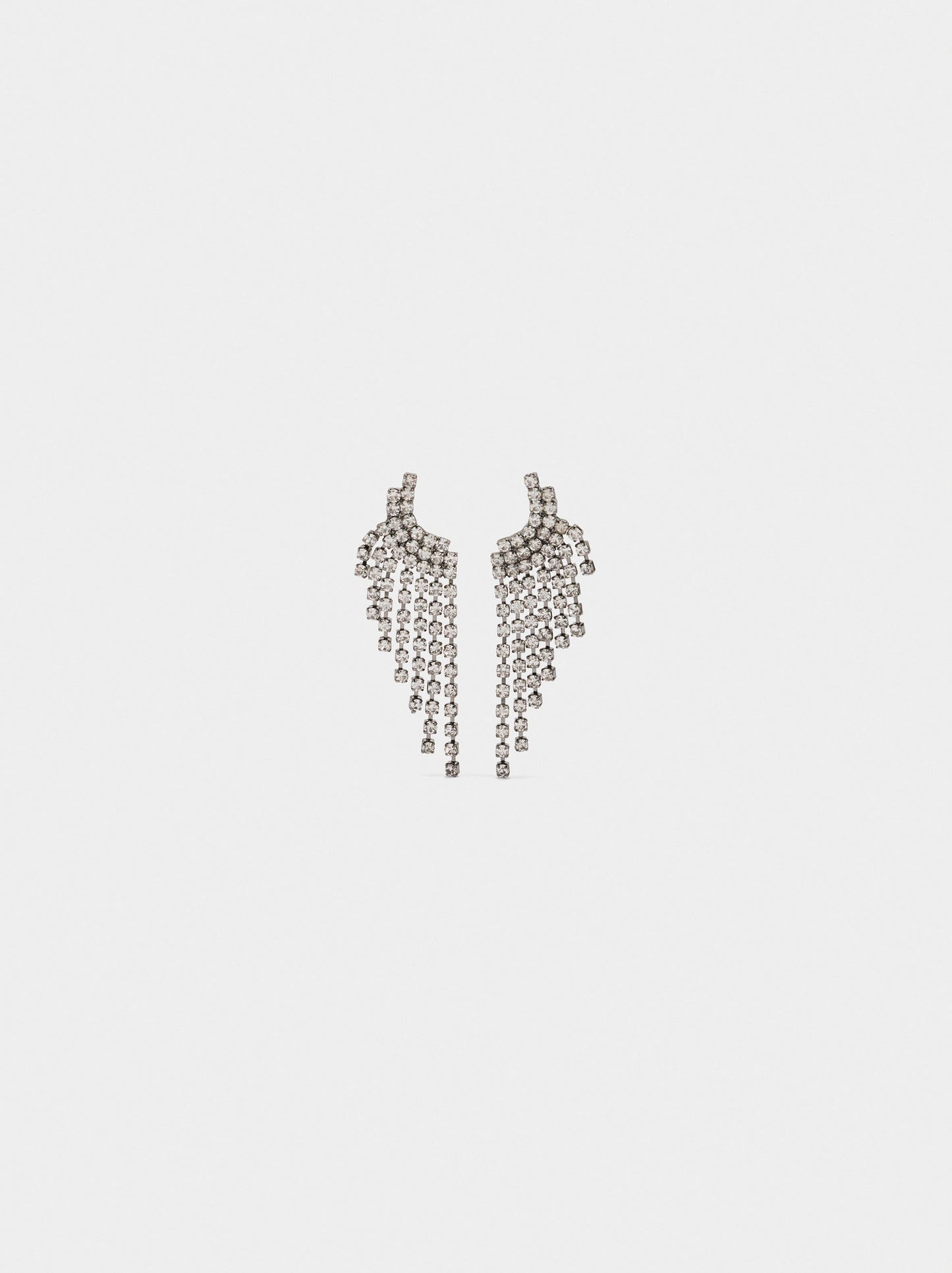 Cascade Earrings With Crystals