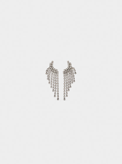 Cascade Earrings With Crystals