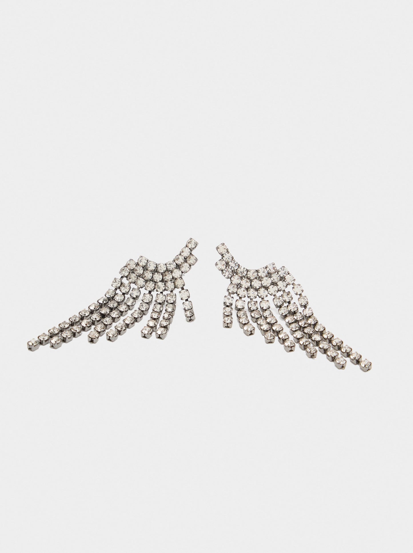 Cascade Earrings With Crystals