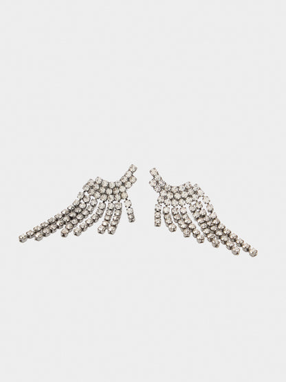 Cascade Earrings With Crystals