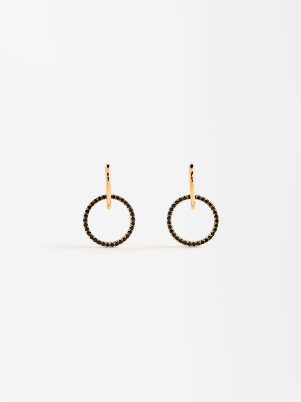 Earrings With Zirconia