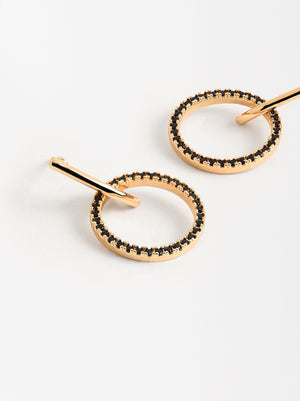 Earrings With Zirconia